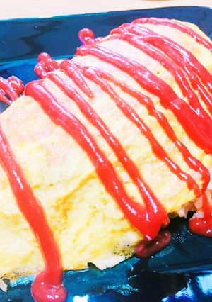 チーズがとろーり！プチ贅沢なオムライス☆-レシピのメイン写真