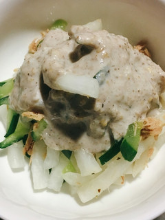 胡麻くるみソースサラダ-レシピのメイン写真