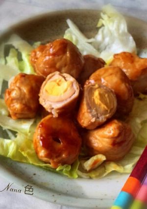 うずら卵とちくわの肉巻き-レシピのメイン写真