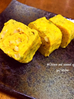 おつまみにも☆チータラ海苔の卵焼き-レシピのメイン写真