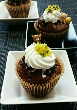 チョコチップココアマフィン(南瓜入り)-レシピのメイン写真