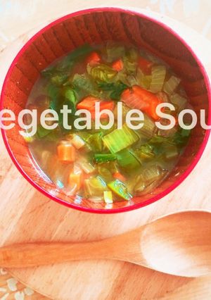 旨味たっぷり！出汁から本格黄金野菜スープ-レシピのメイン写真
