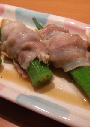 レンジで簡単♪オクラの豚バラ巻き-レシピのメイン写真