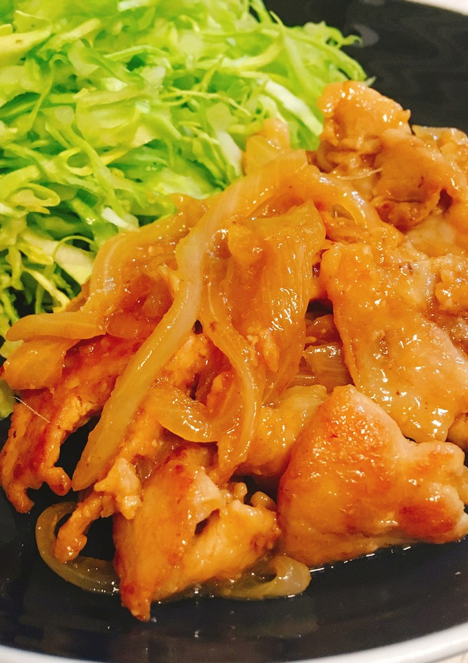 玉ねぎたっぷり♡豚肉のしょうが焼き-レシピのメイン写真