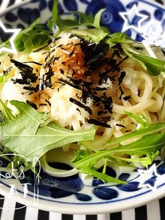大根おろしと水菜のぶっかけうどん-レシピのメイン写真