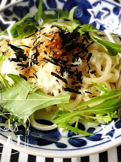 大根おろしと水菜のぶっかけうどん-レシピのメイン写真