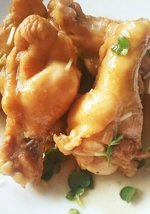 若鶏手羽元のポン酢煮-レシピのメイン写真