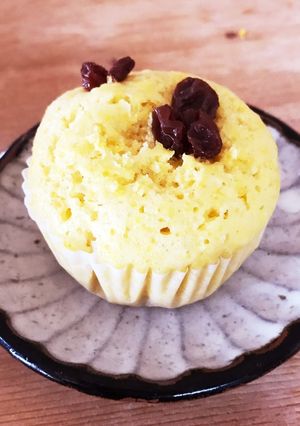 卵乳なし！ふんわりかぼちゃ蒸しパン-レシピのメイン写真