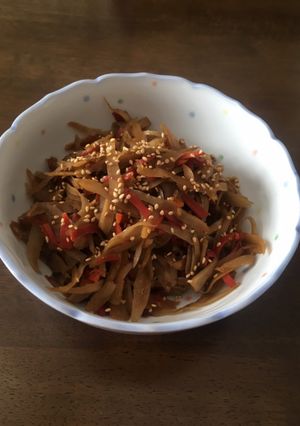 きんぴら牛蒡-レシピのメイン写真