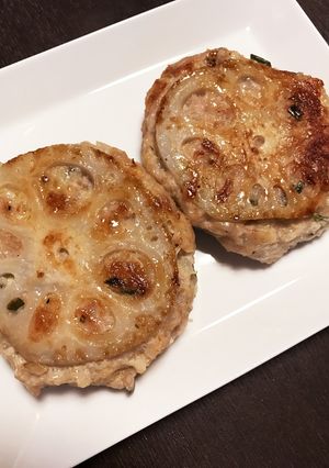 レンコンハンバーグ美味しかったので覚書-レシピのメイン写真