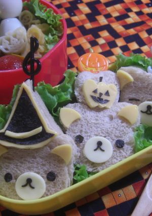 ハロウィン　リラックマのキャラ弁-レシピのメイン写真