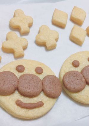 簡単 アンパンマンクッキー *-レシピのメイン写真