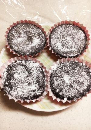 簡単ガトーショコラ風カップケーキ-レシピのメイン写真