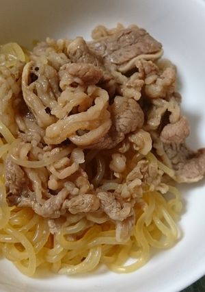 牛こま切れ肉の甘辛煮-レシピのメイン写真