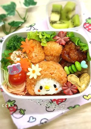 簡単キャラ弁！マイメロディちゃん-レシピのメイン写真