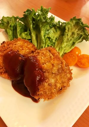 【がっつりごはん】メンチカツ♬-レシピのメイン写真
