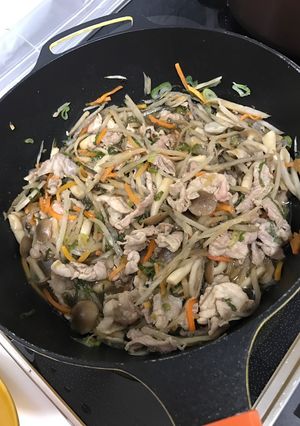 豚肉入り具だくさんきんぴら-レシピのメイン写真