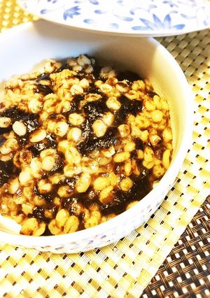 美腸『押麦の海苔佃煮』-レシピのメイン写真