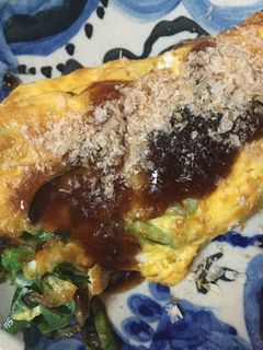 納豆とさつま揚げのオムレツ-レシピのメイン写真