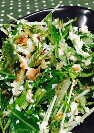 栄養たっぷり！カンタン水菜と豆腐のサラダ-レシピのメイン写真