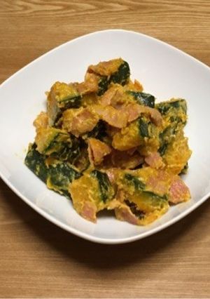 簡単♪かぼちゃの味噌クリーム煮-レシピのメイン写真