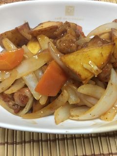 鶏肉とサツマイモの甘酢あん-レシピのメイン写真