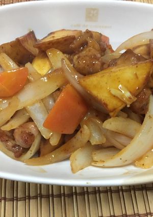 鶏肉とサツマイモの甘酢あん-レシピのメイン写真