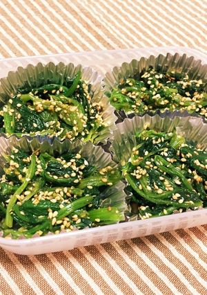 ✩覚書✩甘めなほうれん草胡麻和え-レシピのメイン写真