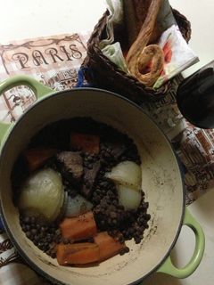 レンズ豆の煮込み味つけ塩胡椒のみ-レシピのメイン写真