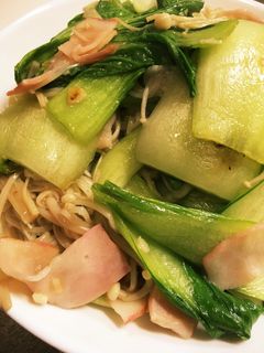 チンゲン菜とえのきの中華炒め-レシピのメイン写真