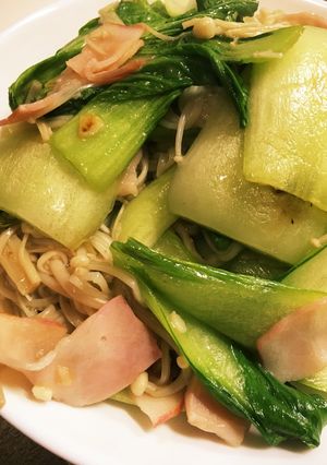 チンゲン菜とえのきの中華炒め-レシピのメイン写真