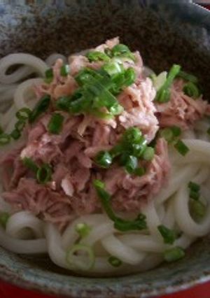 ぶっかけツナうどん-レシピのメイン写真