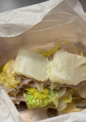 レンジで楽チン☆豚と白菜の重ね蒸し-レシピのメイン写真