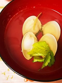 ハマグリのお吸い物-レシピのメイン写真