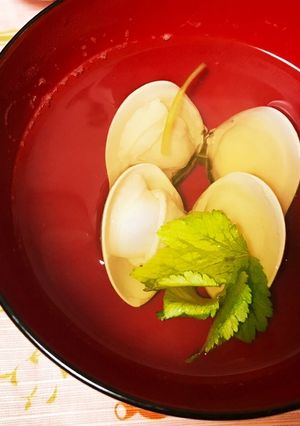 ハマグリのお吸い物-レシピのメイン写真
