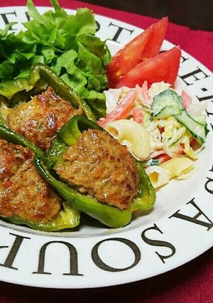普通のピーマンの肉詰め☆-レシピのメイン写真