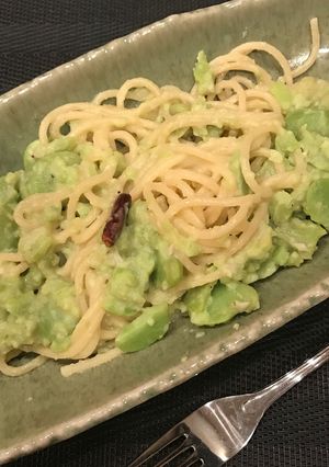 絶品♡そら豆のクリームパスタ-レシピのメイン写真