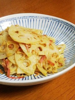 レンコンのカレー炒め-レシピのメイン写真
