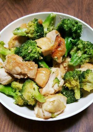 鶏とブロッコリーのマヨミソ炒め-レシピのメイン写真