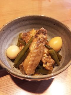 ほったらかし♪鳥手羽といんげんの煮物-レシピのメイン写真