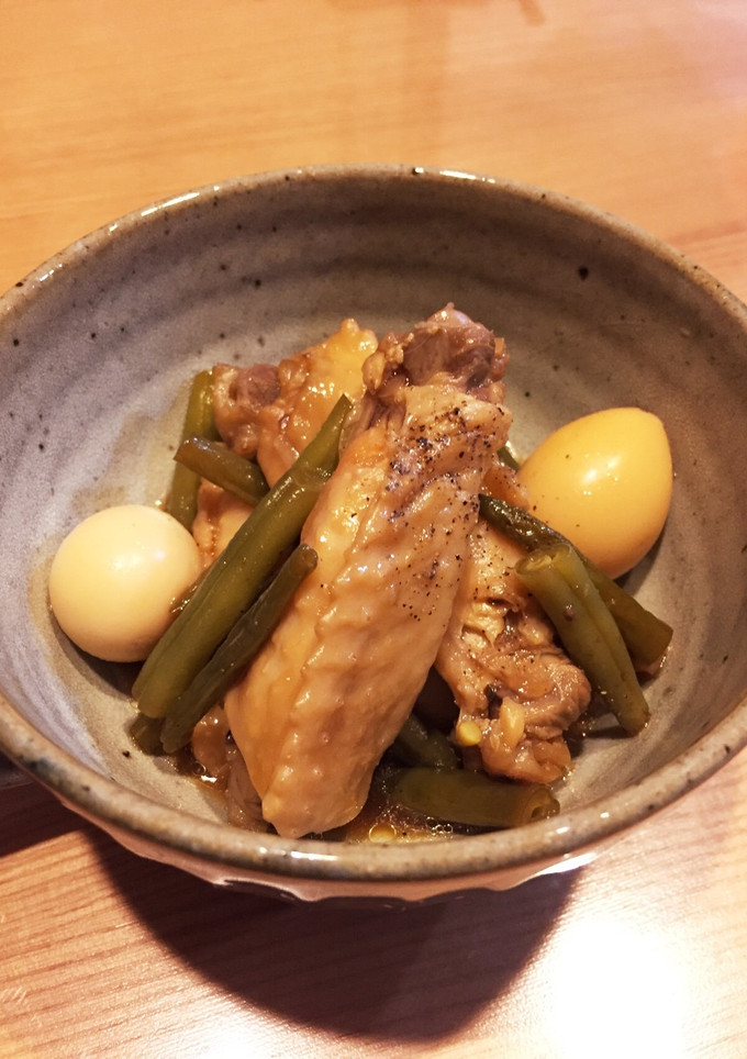 ほったらかし♪鳥手羽といんげんの煮物-レシピのメイン写真