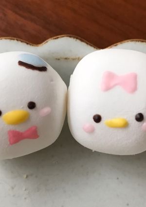 簡単ツムツムドナルド&デイジーマシュマロ-レシピのメイン写真