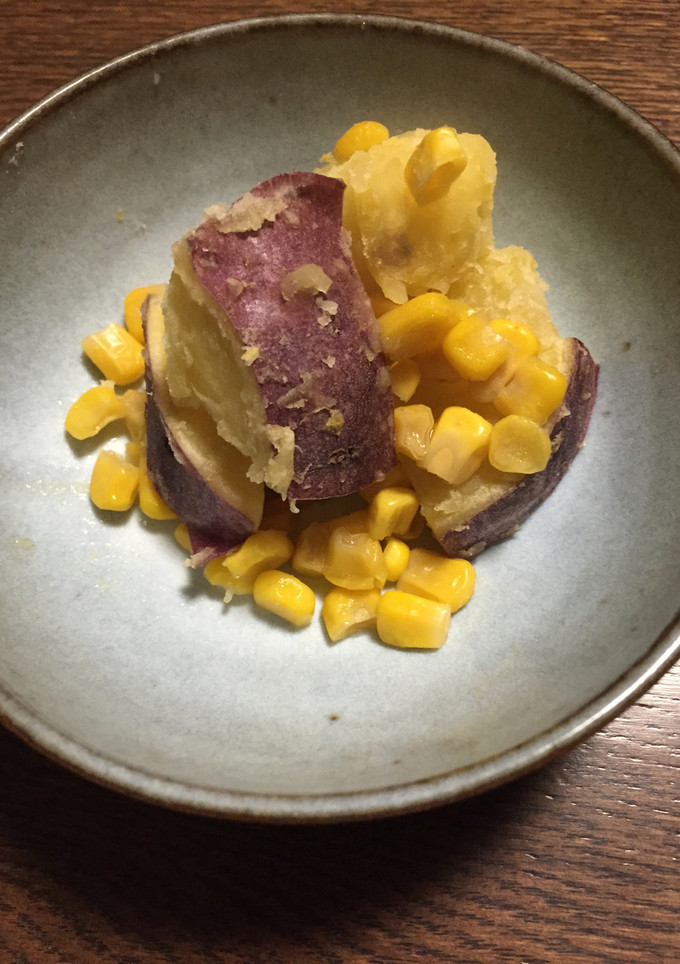 さつまいもとコーンのほくほく煮-レシピのメイン写真