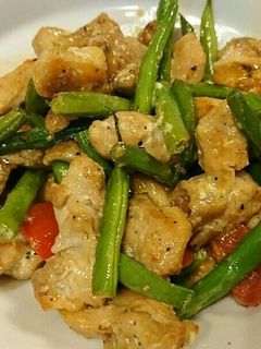 鶏肉といんげん豆のマヨ炒め-レシピのメイン写真
