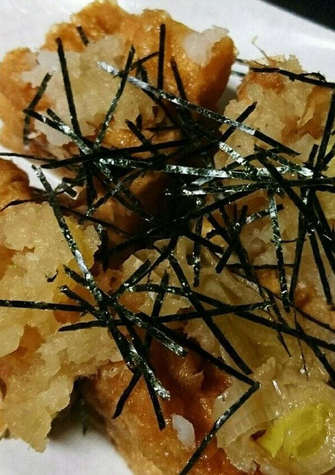 簡単！時短！厚揚げでまるで揚げ出し豆腐-レシピのメイン写真