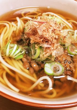 山形出身おばあちゃん直伝！納豆うどん-レシピのメイン写真