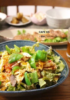 ひと鍋簡単！ふんわり卵で野菜炒め-レシピのメイン写真