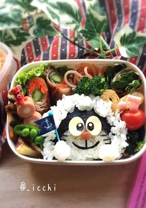 南極カチコチ大冒険ドラえもんのキャラ弁-レシピのメイン写真