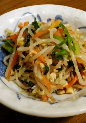3種の野菜のピーナッツ和え-レシピのメイン写真