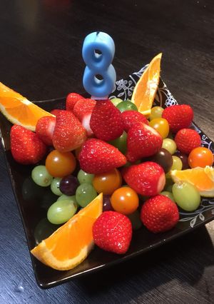 フルーツ盛り！お誕生日ケーキの代わりに。-レシピのメイン写真